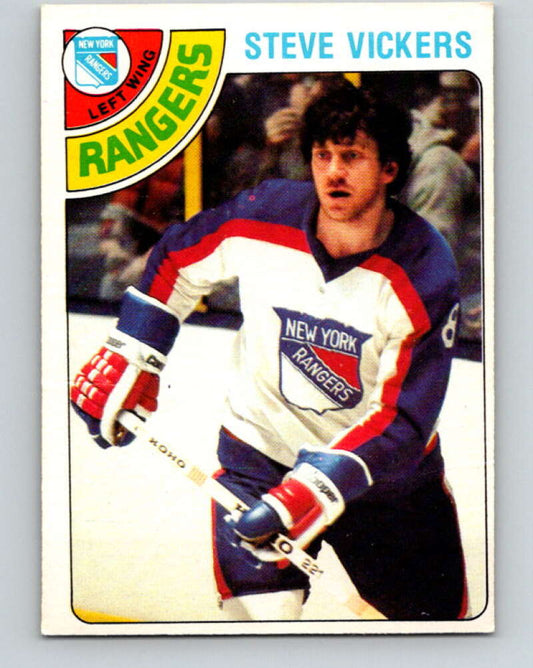 1978-79 O-Pee-Chee #55 Steve Vickers  New York Rangers  V21615