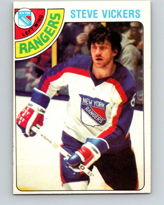 1978-79 O-Pee-Chee #55 Steve Vickers  New York Rangers  V21616