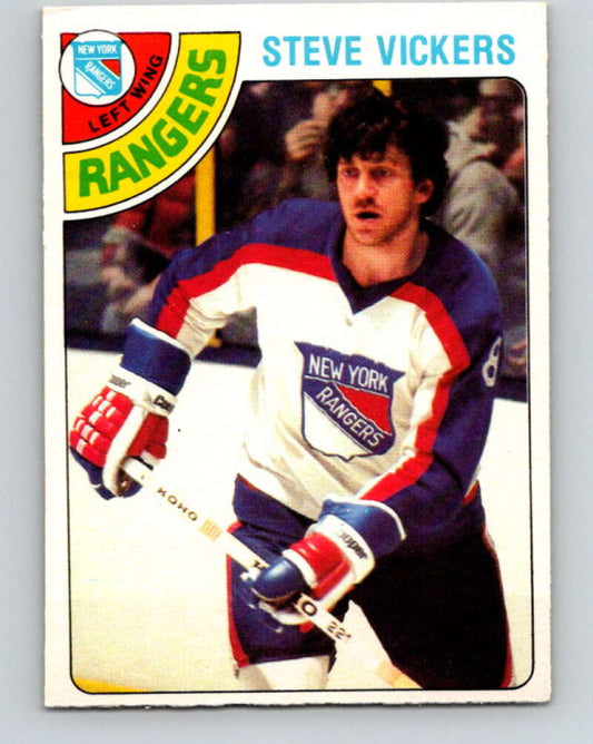 1978-79 O-Pee-Chee #55 Steve Vickers  New York Rangers  V21617