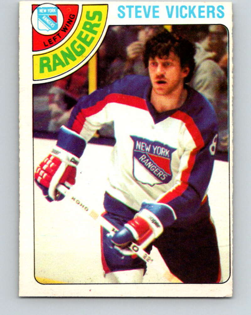 1978-79 O-Pee-Chee #55 Steve Vickers  New York Rangers  V21618