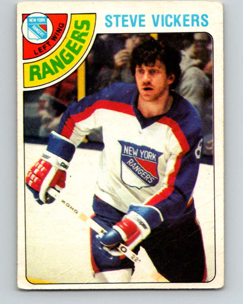 1978-79 O-Pee-Chee #55 Steve Vickers  New York Rangers  V21619