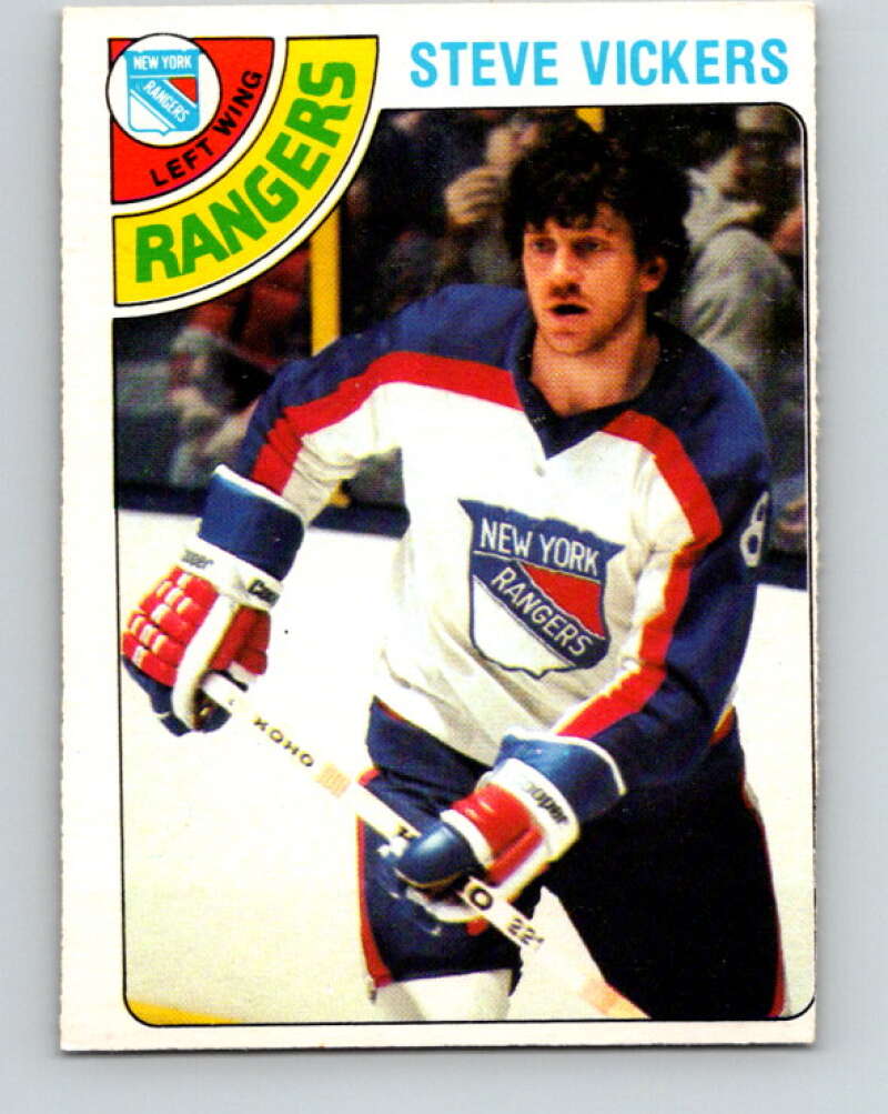 1978-79 O-Pee-Chee #55 Steve Vickers  New York Rangers  V21620
