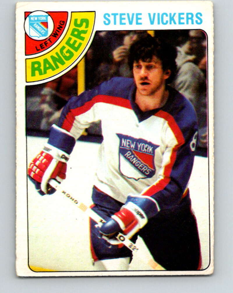 1978-79 O-Pee-Chee #55 Steve Vickers  New York Rangers  V21621