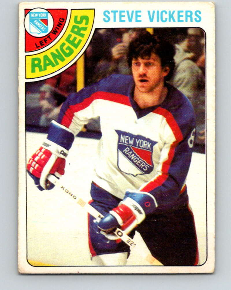 1978-79 O-Pee-Chee #55 Steve Vickers  New York Rangers  V21622