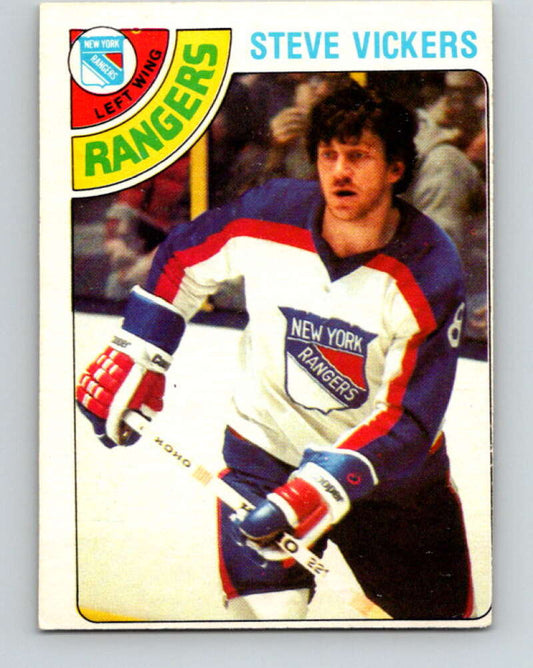 1978-79 O-Pee-Chee #55 Steve Vickers  New York Rangers  V21623