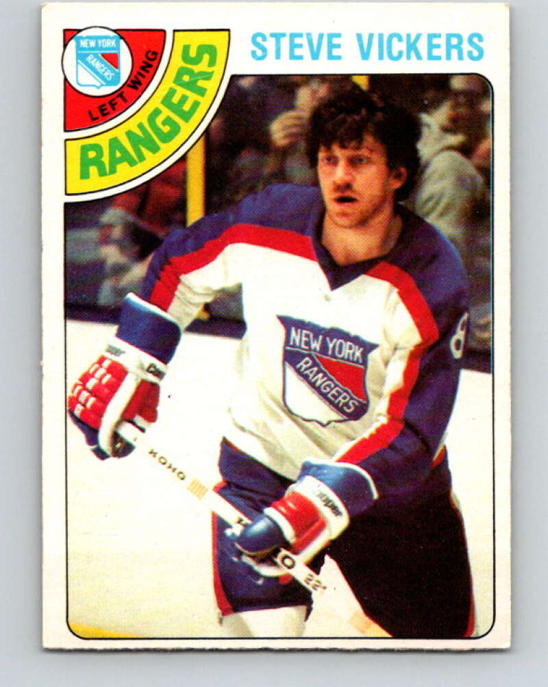 1978-79 O-Pee-Chee #55 Steve Vickers  New York Rangers  V21624