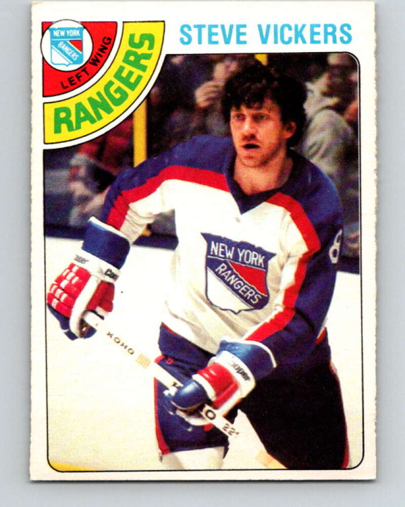 1978-79 O-Pee-Chee #55 Steve Vickers  New York Rangers  V21625