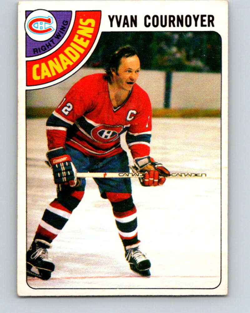 1978-79 O-Pee-Chee #60 Yvan Cournoyer  Montreal Canadiens  V21693