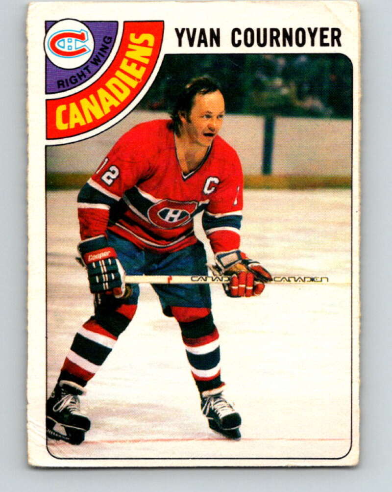 1978-79 O-Pee-Chee #60 Yvan Cournoyer  Montreal Canadiens  V21694