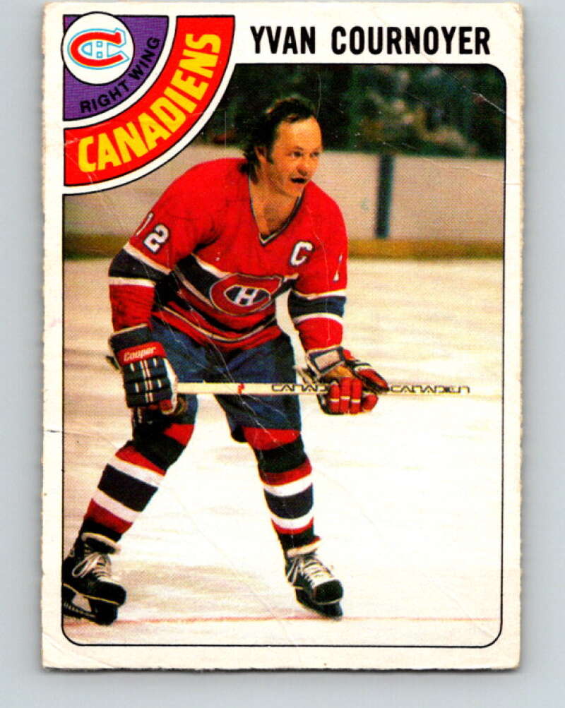 1978-79 O-Pee-Chee #60 Yvan Cournoyer  Montreal Canadiens  V21695