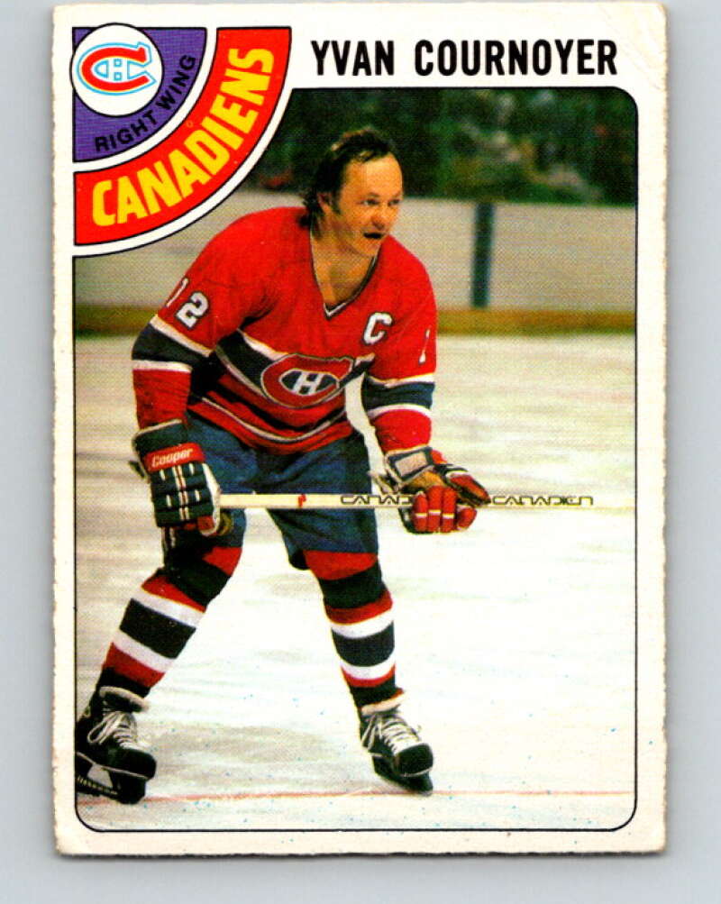 1978-79 O-Pee-Chee #60 Yvan Cournoyer  Montreal Canadiens  V21697
