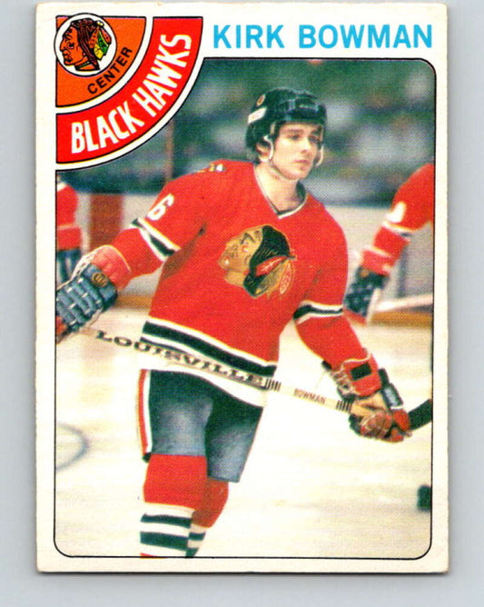1978-79 O-Pee-Chee #61 Kirk Bowman  Chicago Blackhawks  V21702