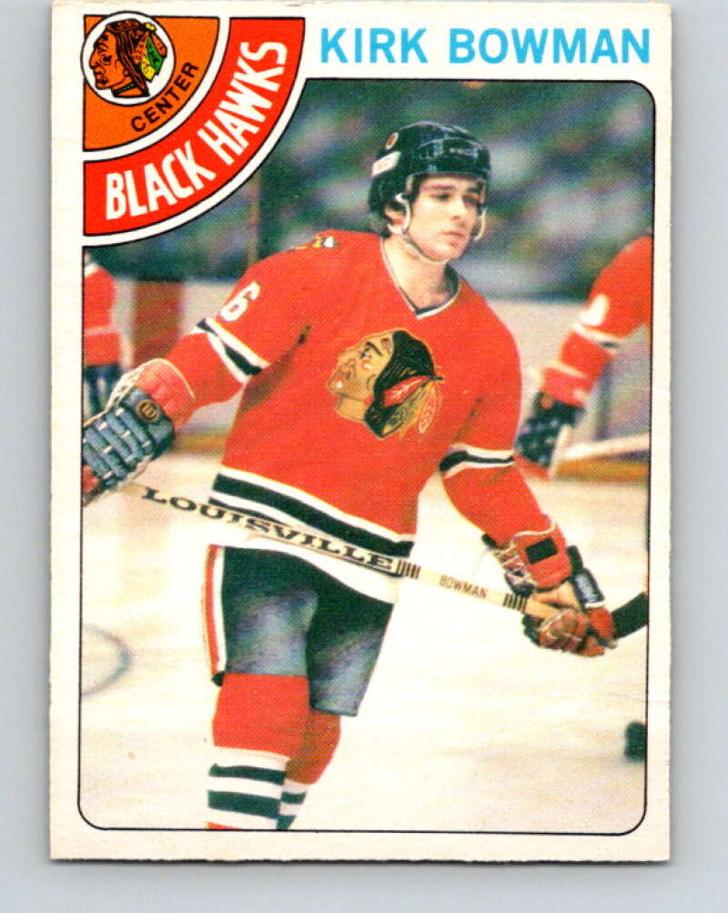 1978-79 O-Pee-Chee #61 Kirk Bowman  Chicago Blackhawks  V21705