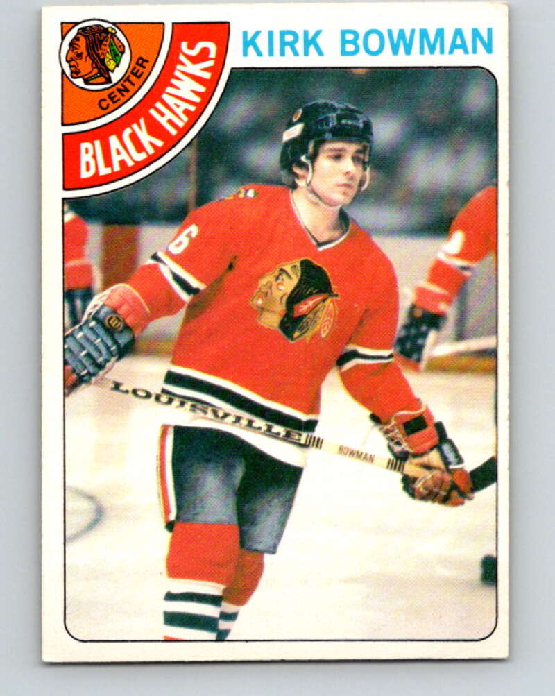 1978-79 O-Pee-Chee #61 Kirk Bowman  Chicago Blackhawks  V21707