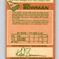 1978-79 O-Pee-Chee #61 Kirk Bowman  Chicago Blackhawks  V21707