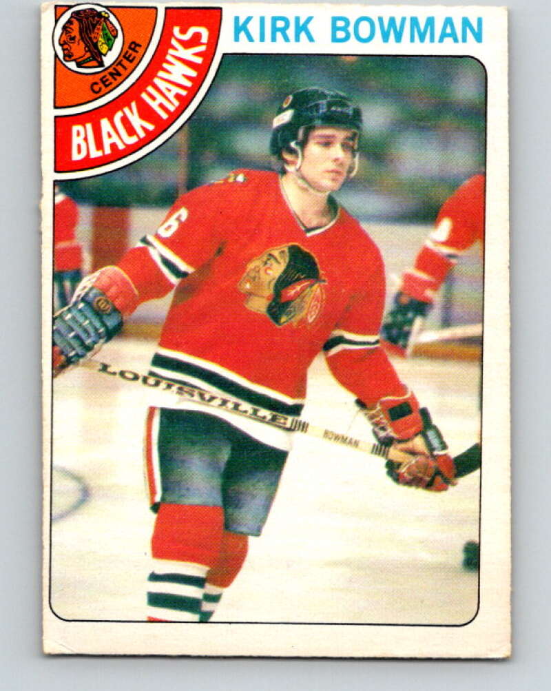 1978-79 O-Pee-Chee #61 Kirk Bowman  Chicago Blackhawks  V21708