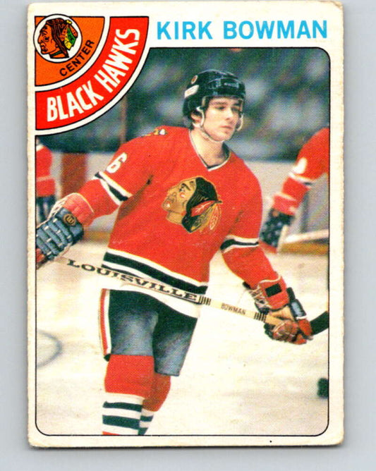 1978-79 O-Pee-Chee #61 Kirk Bowman  Chicago Blackhawks  V21709