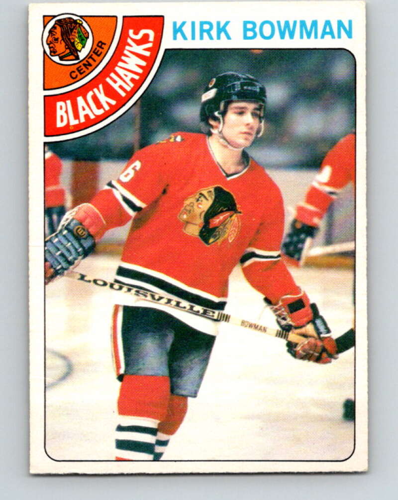 1978-79 O-Pee-Chee #61 Kirk Bowman  Chicago Blackhawks  V21710