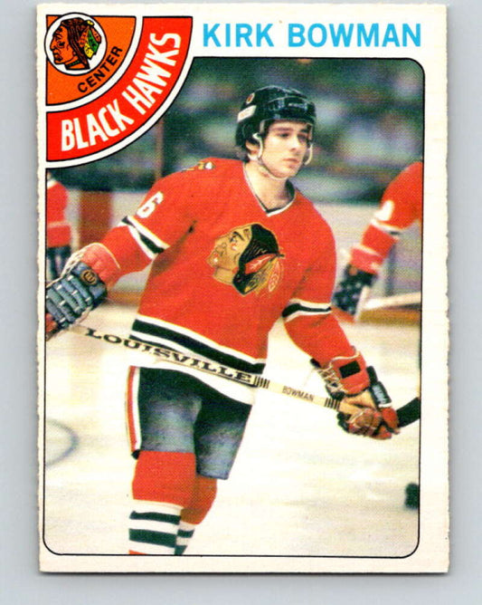 1978-79 O-Pee-Chee #61 Kirk Bowman  Chicago Blackhawks  V21711