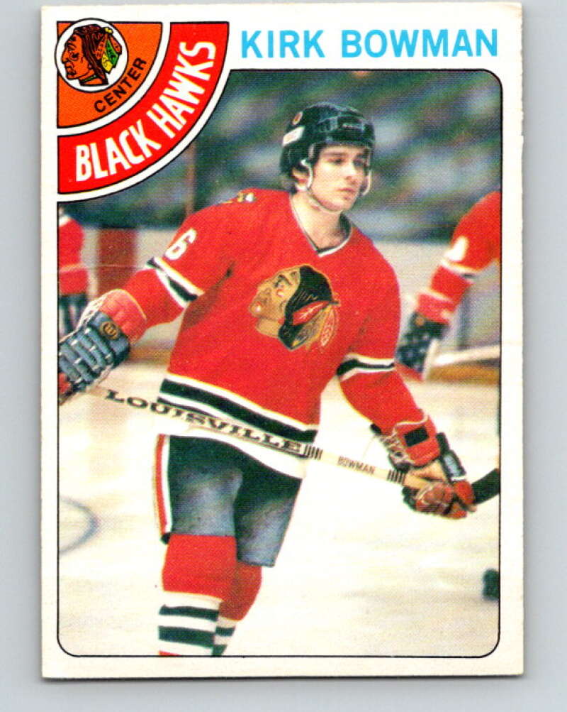 1978-79 O-Pee-Chee #61 Kirk Bowman  Chicago Blackhawks  V21712