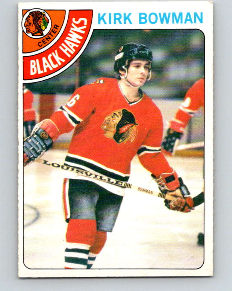 1978-79 O-Pee-Chee #61 Kirk Bowman  Chicago Blackhawks  V21713