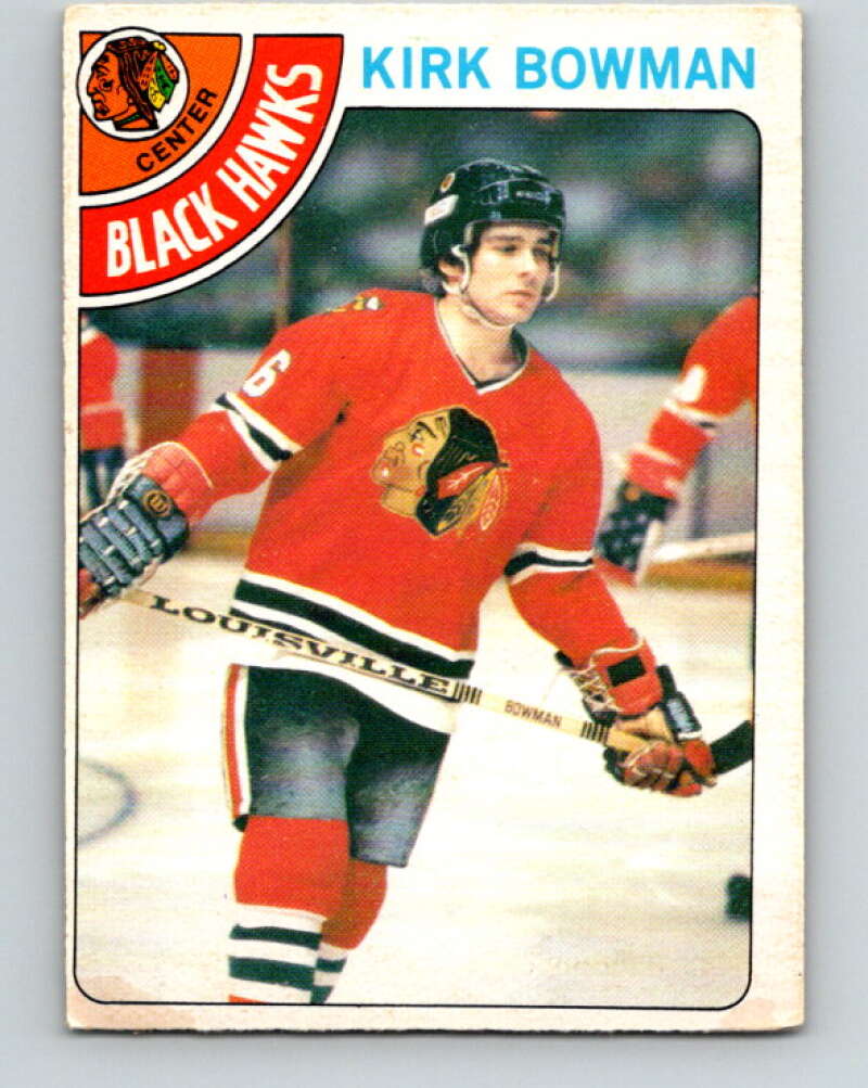 1978-79 O-Pee-Chee #61 Kirk Bowman  Chicago Blackhawks  V21714
