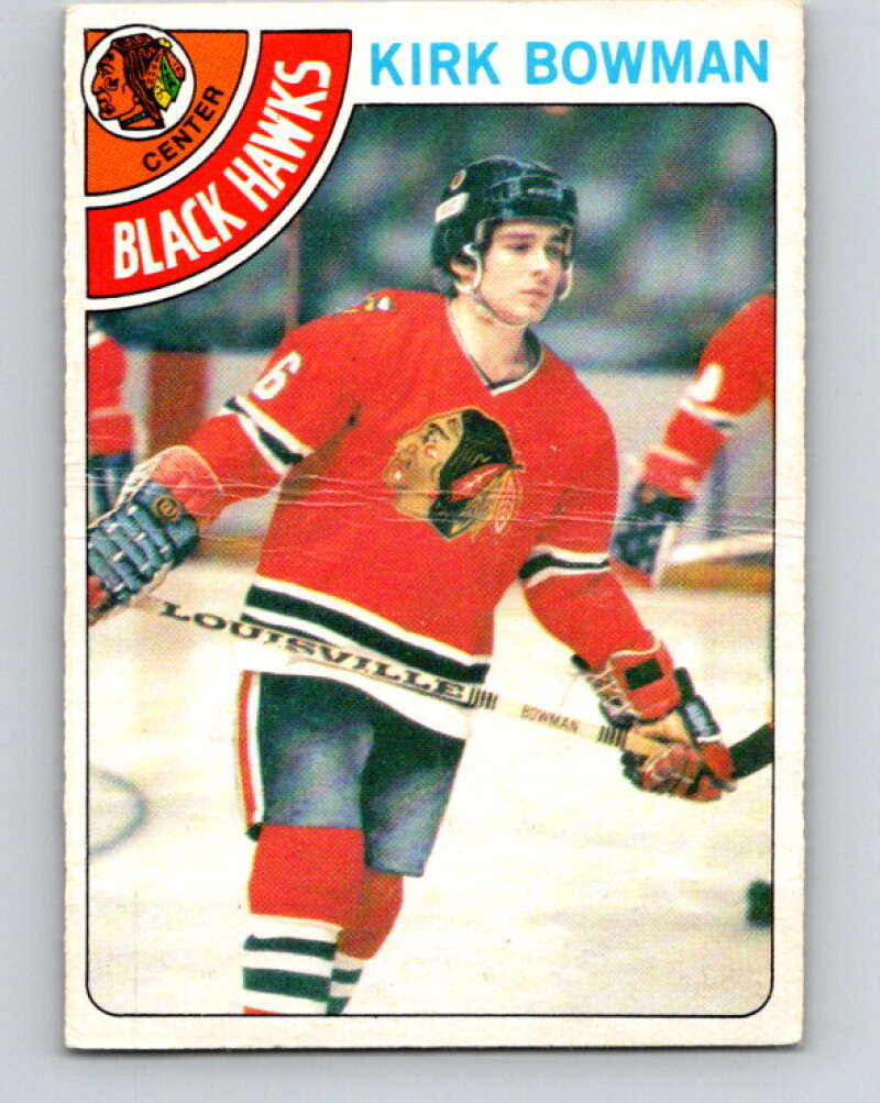 1978-79 O-Pee-Chee #61 Kirk Bowman  Chicago Blackhawks  V21715