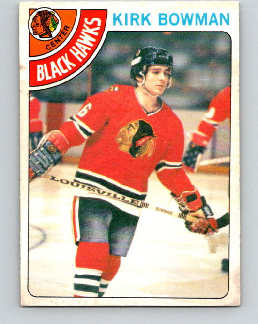 1978-79 O-Pee-Chee #61 Kirk Bowman  Chicago Blackhawks  V21716