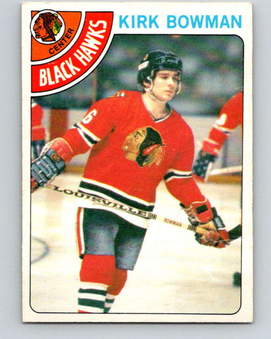 1978-79 O-Pee-Chee #61 Kirk Bowman  Chicago Blackhawks  V21718