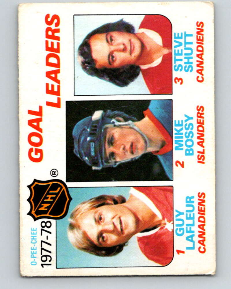 1978-79 O-Pee-Chee #63 Guy Lafleur/Mike Bossy/Steve Shutt LL   V21736