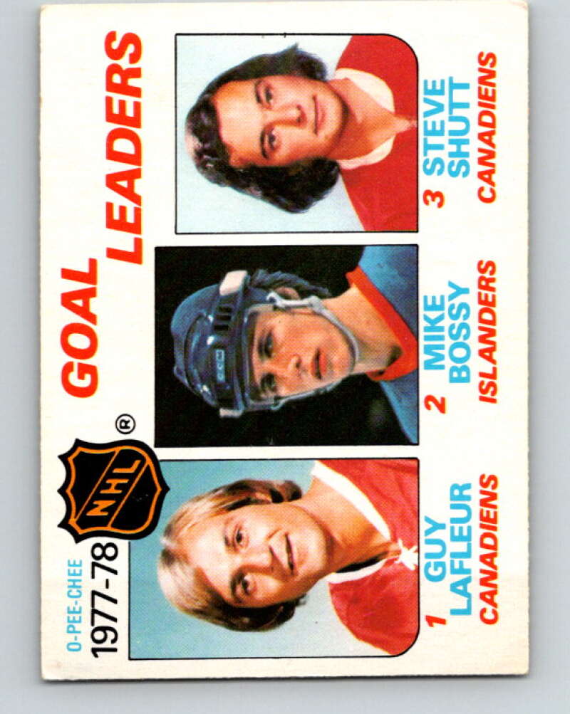 1978-79 O-Pee-Chee #63 Guy Lafleur/Mike Bossy/Steve Shutt LL   V21737