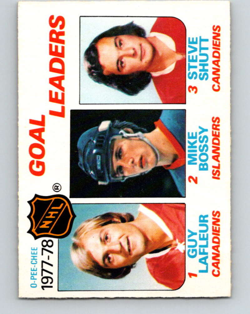 1978-79 O-Pee-Chee #63 Guy Lafleur/Mike Bossy/Steve Shutt LL   V21738