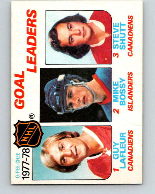 1978-79 O-Pee-Chee #63 Guy Lafleur/Mike Bossy/Steve Shutt LL   V21739
