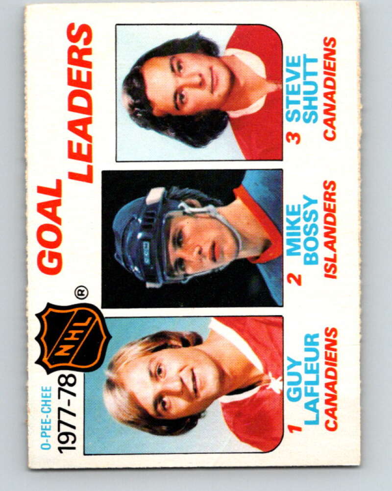 1978-79 O-Pee-Chee #63 Guy Lafleur/Mike Bossy/Steve Shutt LL   V21741