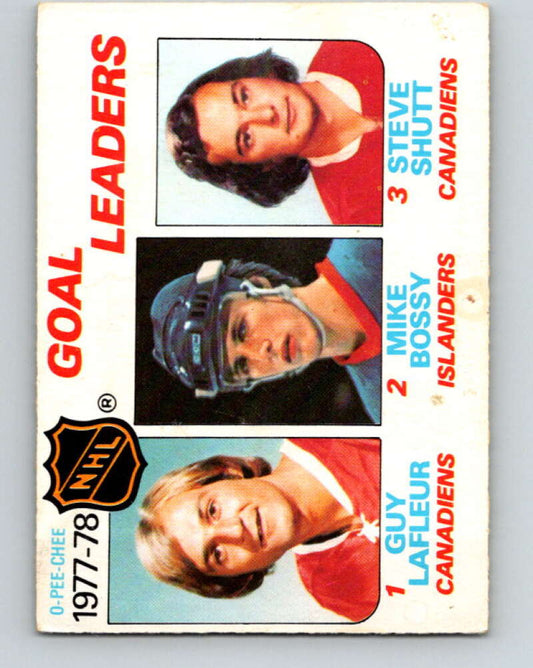 1978-79 O-Pee-Chee #63 Guy Lafleur/Mike Bossy/Steve Shutt LL   V21743