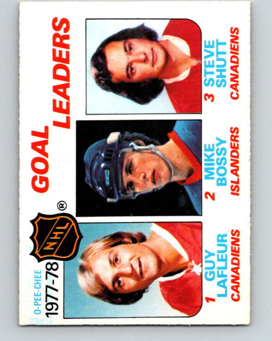 1978-79 O-Pee-Chee #63 Guy Lafleur/Mike Bossy/Steve Shutt LL   V21744