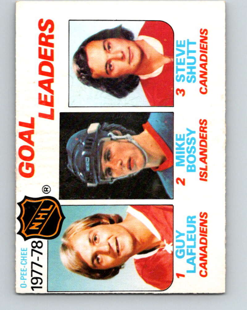 1978-79 O-Pee-Chee #63 Guy Lafleur/Mike Bossy/Steve Shutt LL   V21746