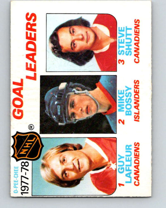 1978-79 O-Pee-Chee #63 Guy Lafleur/Mike Bossy/Steve Shutt LL   V21746