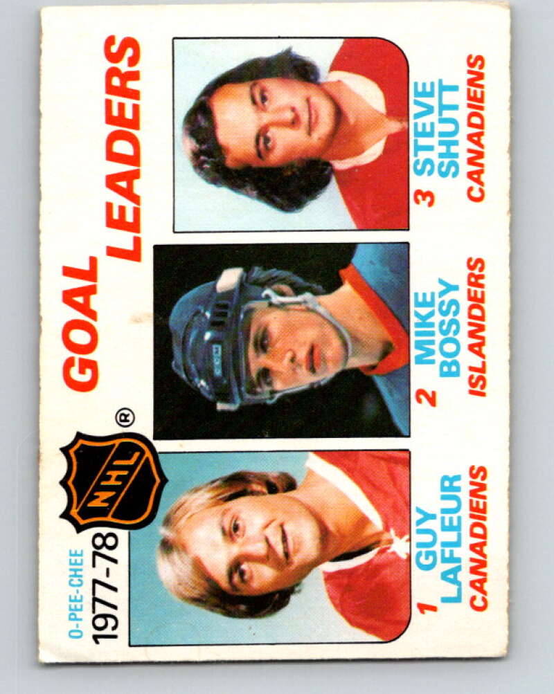 1978-79 O-Pee-Chee #63 Guy Lafleur/Mike Bossy/Steve Shutt LL   V21747