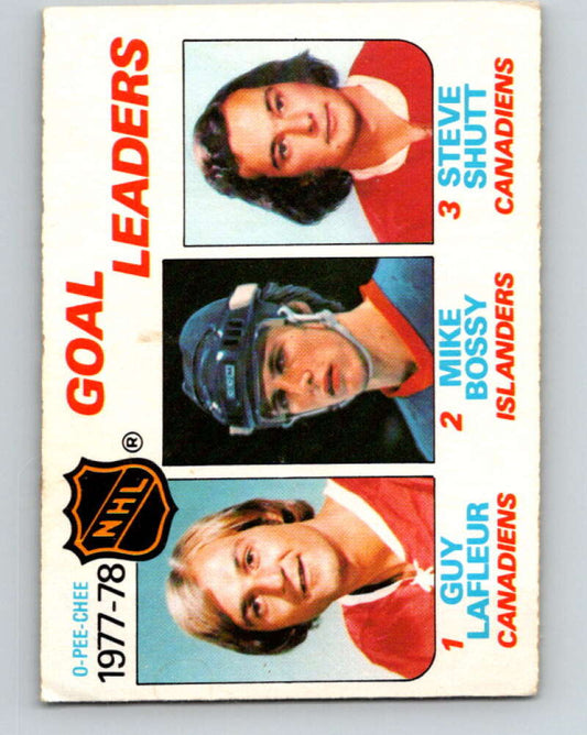 1978-79 O-Pee-Chee #63 Guy Lafleur/Mike Bossy/Steve Shutt LL   V21747