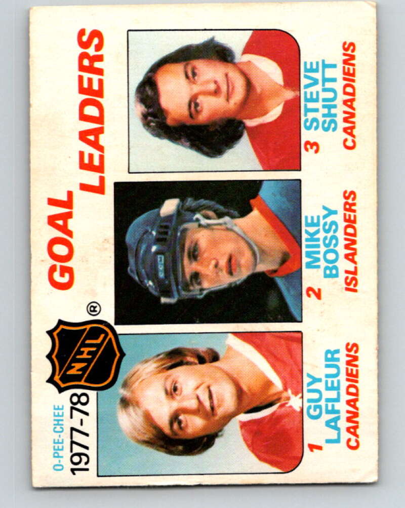 1978-79 O-Pee-Chee #63 Guy Lafleur/Mike Bossy/Steve Shutt LL   V21748