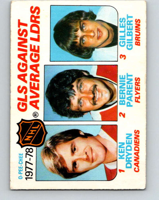 1978-79 O-Pee-Chee #68 Ken Dryden/Bernie Parent/Gilles Gilbert LL   V21815
