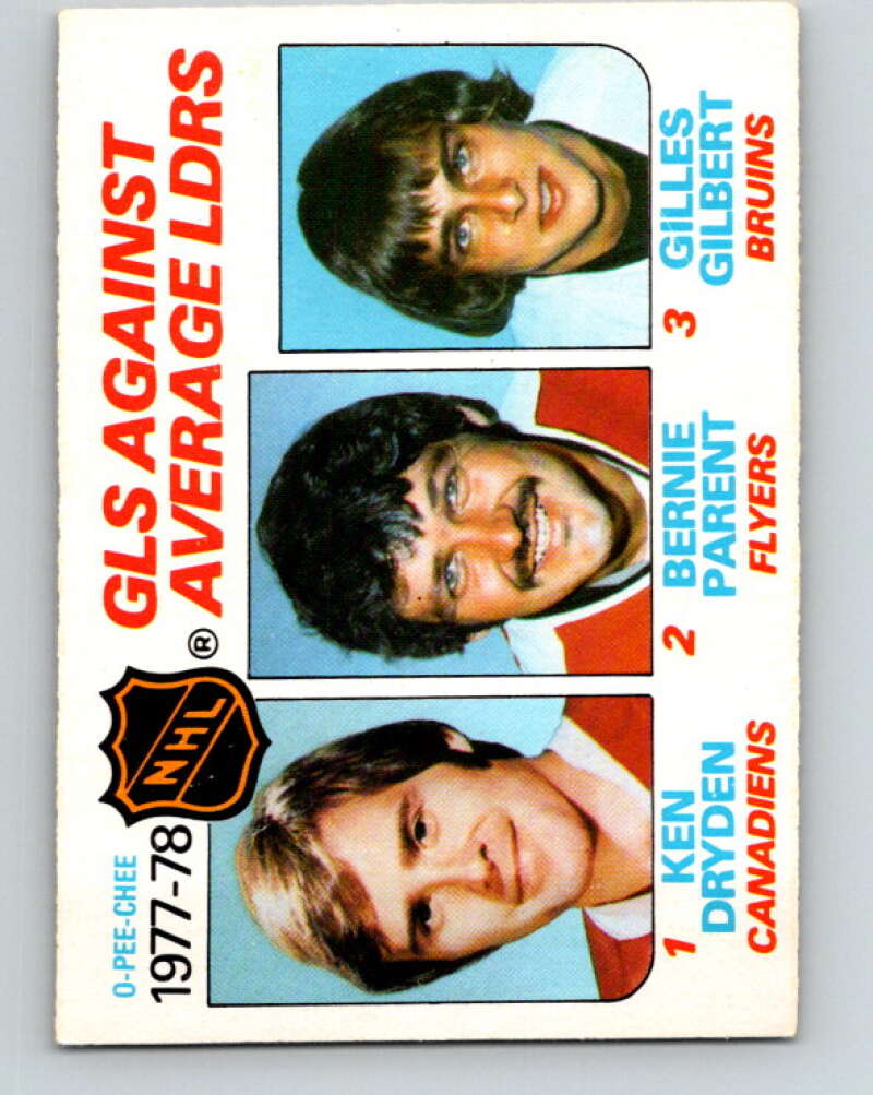 1978-79 O-Pee-Chee #68 Ken Dryden/Bernie Parent/Gilles Gilbert LL   V21817