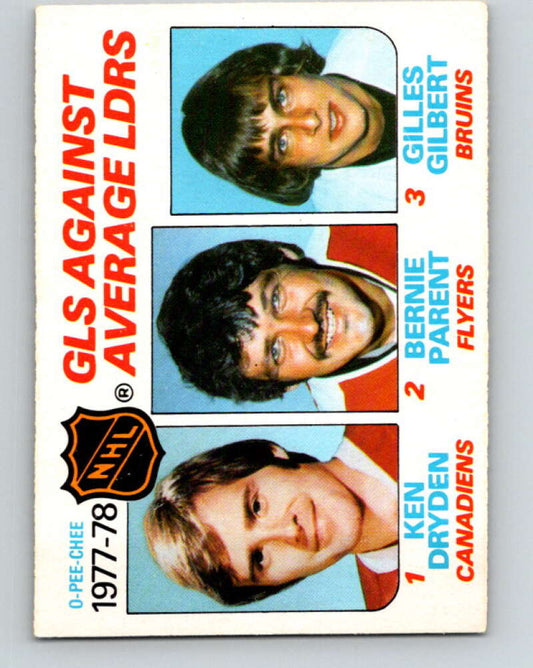 1978-79 O-Pee-Chee #68 Ken Dryden/Bernie Parent/Gilles Gilbert LL   V21817