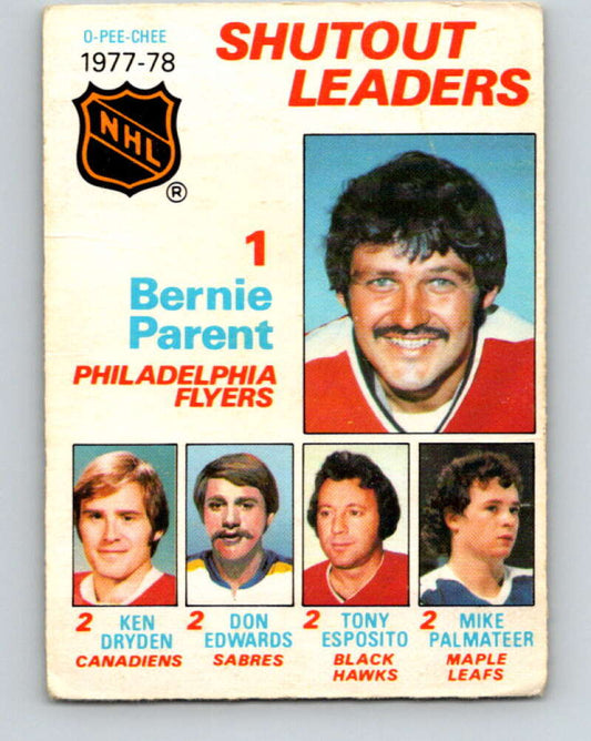 1978-79 O-Pee-Chee #70 Parent/Dryden/Edwards/Esposito/Palmateer  V21832