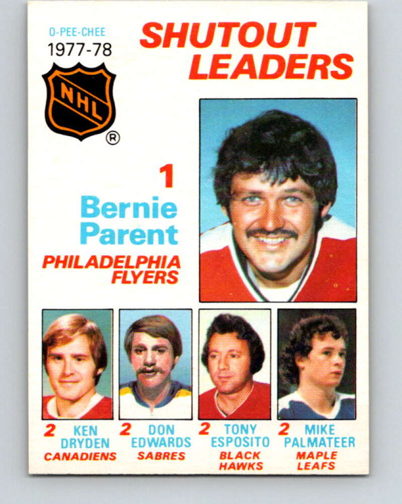 1978-79 O-Pee-Chee #70 Parent/Dryden/Edwards/Esposito/Palmateer  V21836