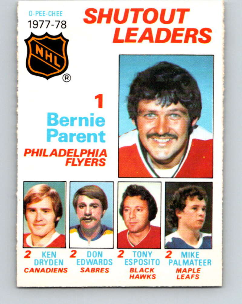 1978-79 O-Pee-Chee #70 Parent/Dryden/Edwards/Esposito/Palmateer  V21837