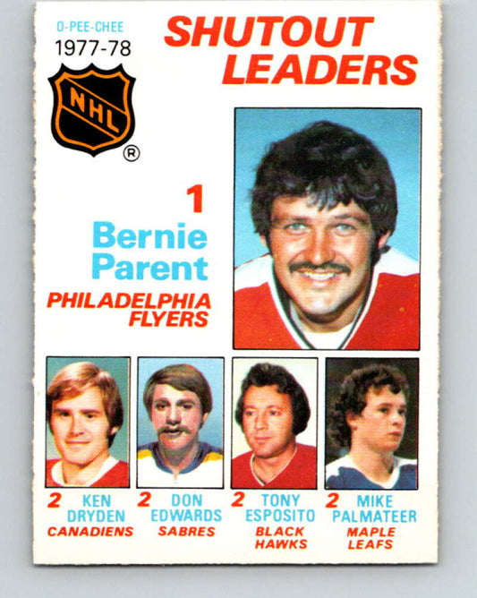 1978-79 O-Pee-Chee #70 Parent/Dryden/Edwards/Esposito/Palmateer  V21837