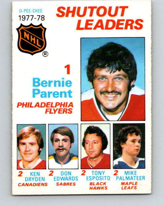 1978-79 O-Pee-Chee #70 Parent/Dryden/Edwards/Esposito/Palmateer  V21838