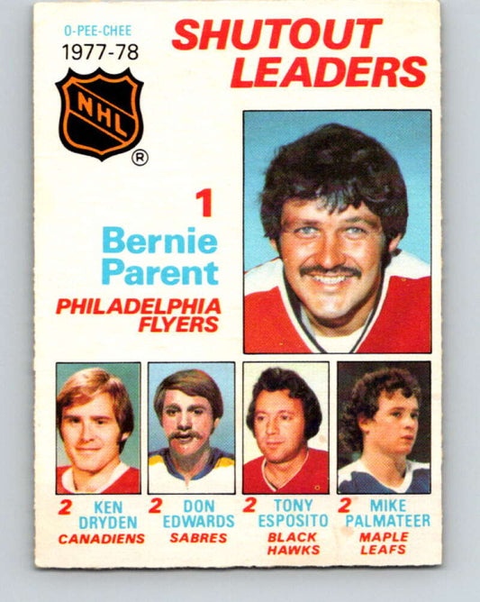 1978-79 O-Pee-Chee #70 Parent/Dryden/Edwards/Esposito/Palmateer  V21839